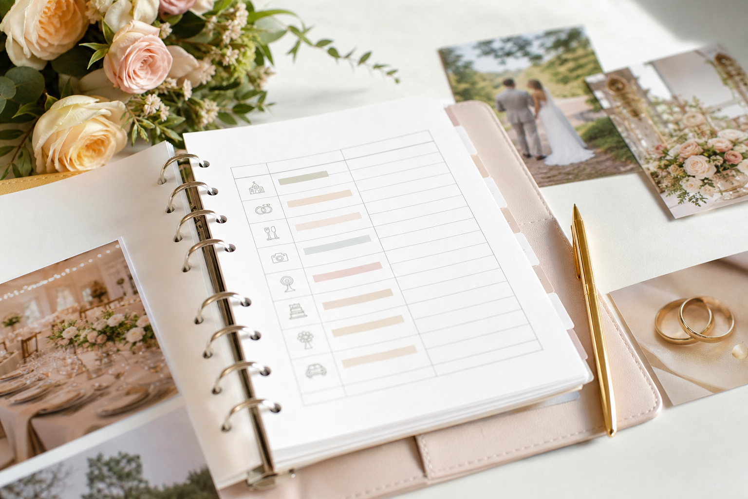Bruiloft draaiboek maken: de complete template